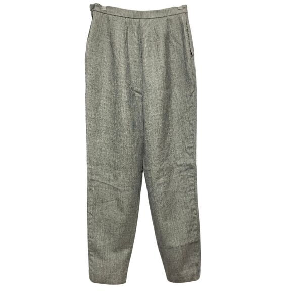 Vintage Harve Benard Wool Houndstooth High Rise Preppy Trousers Pants Size 4 - Picture 3 of 16